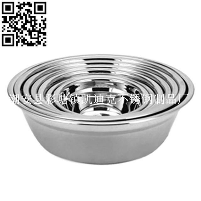 不锈钢加深汤盆（Stainless steel Soup basin）ZD-TP03