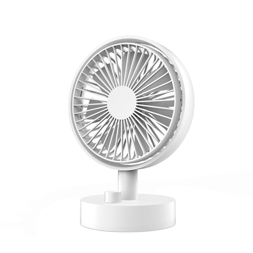 Oscillating desktop fan